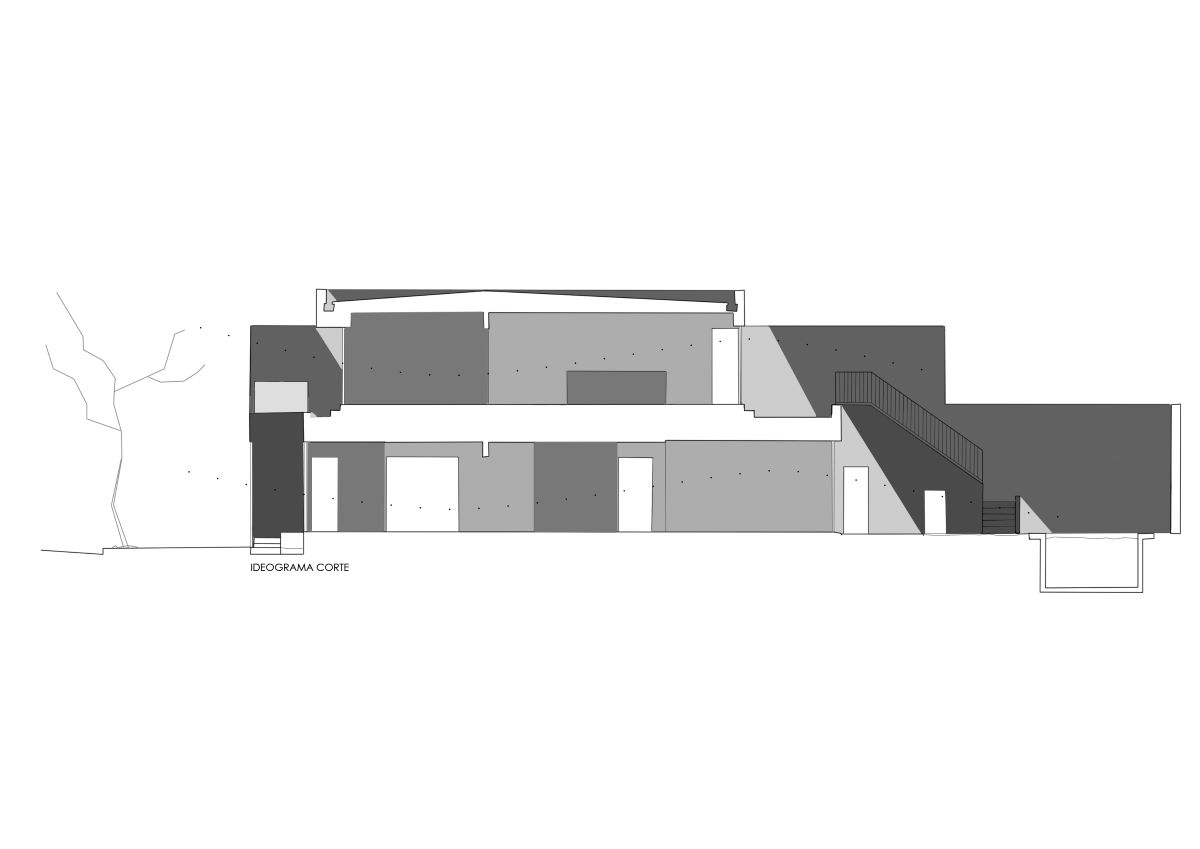 Vivienda Vega - Ideograma corte