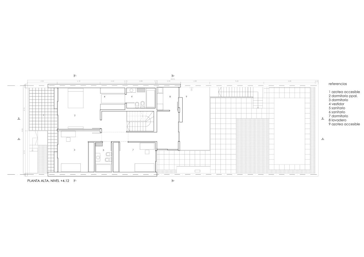 Vivienda Vega - Planta nivel +4,12