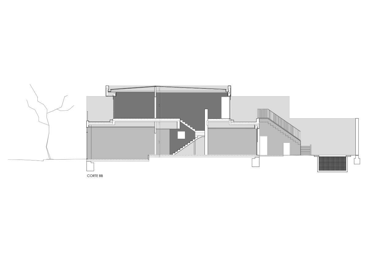 Vivienda Vega - corte BB